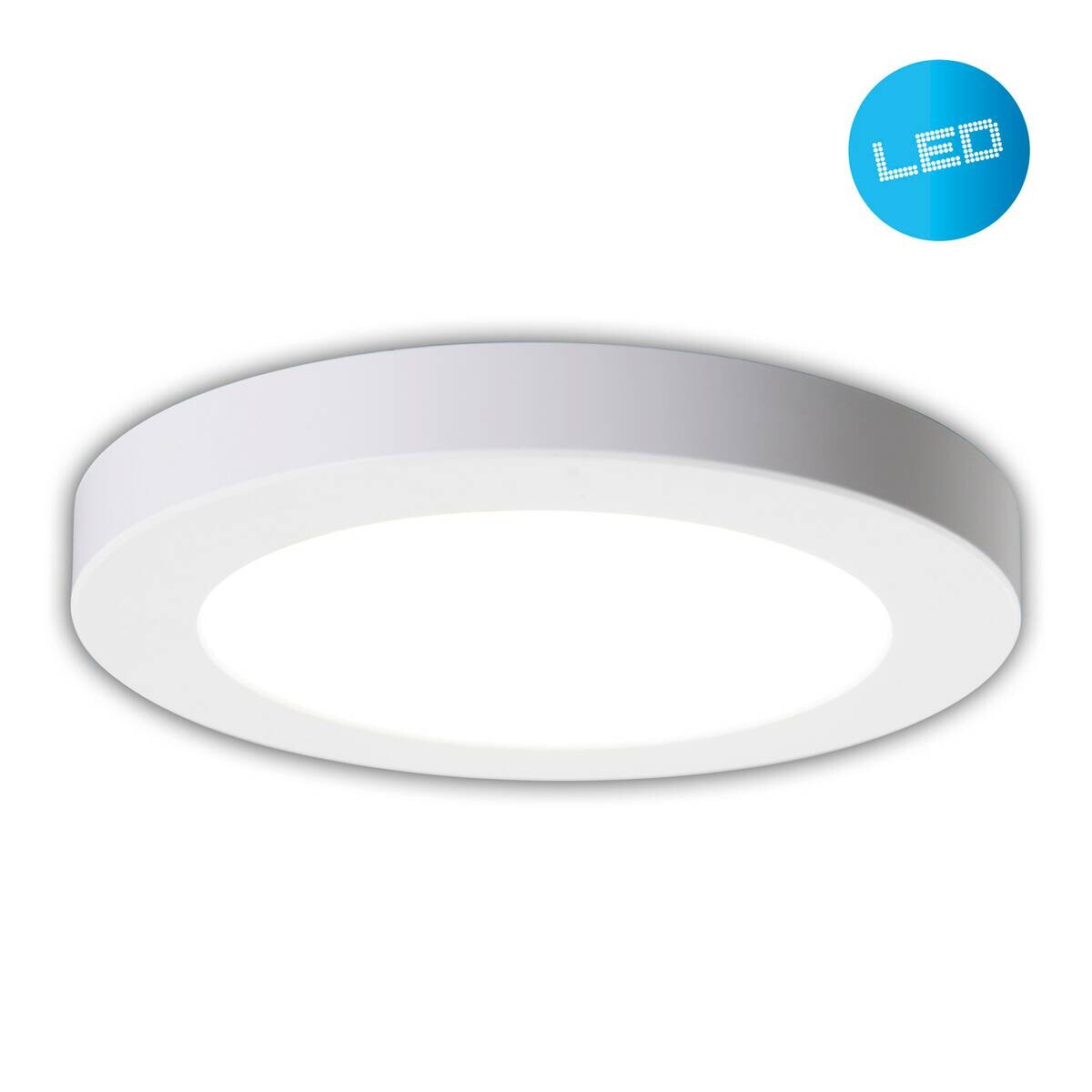 Näve Leuchten Deckenleuchte BONUS NV1384423 weiß Aluminium Kunststoff H/D: ca. 1,5x16,5 cm null 1 Brennstellen
