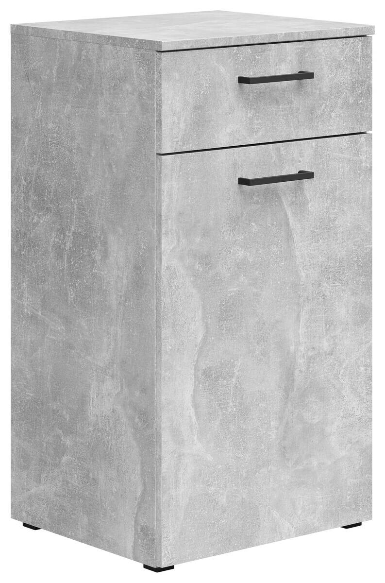 Kommode Multi-Stauraum Typ 13 Beton Optik B/H/T: ca. 45x83x40 cm