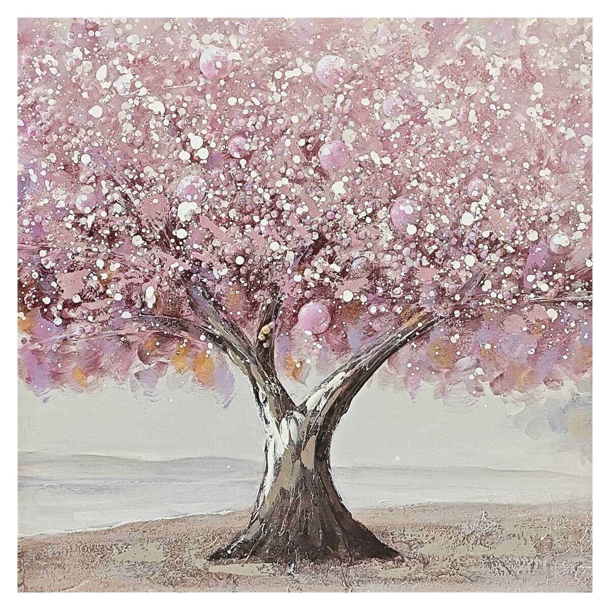 Keilrahmenbild Baum B/T/L: ca. 80x3x80 cm