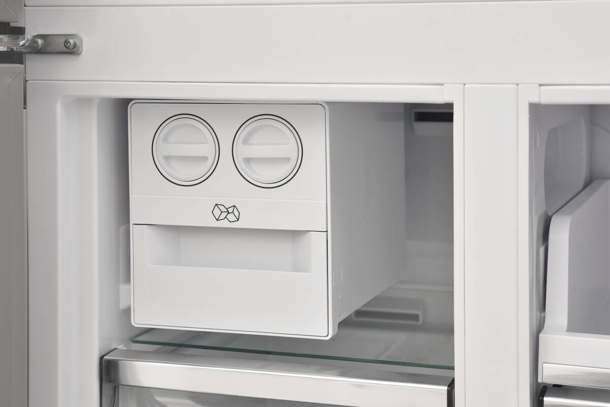 Vestel French-Door Kühl-/Gefrierkombination FD56021 EX Inox B/H/T: ca. 84x179x69 cm