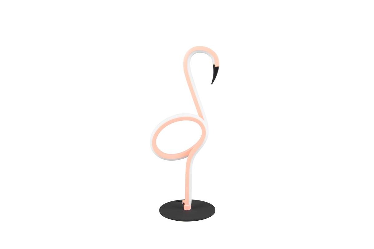Reality LED-Tischleuchte Ingo pink Metall B/L: ca. 35x14,5 cm