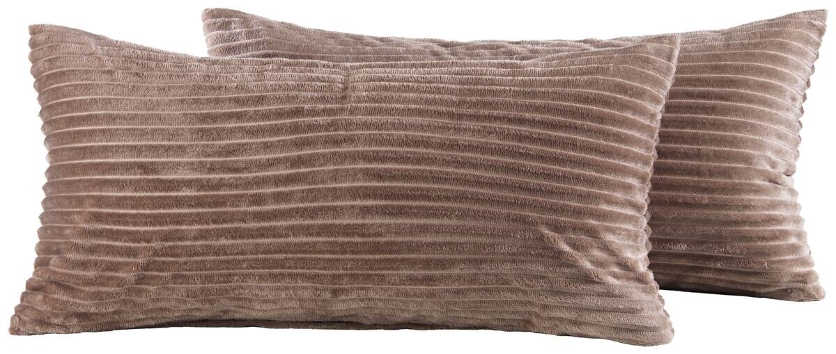 Kissenbezug Cashmere touch taupe Polyester B/L: ca. 80x40 cm