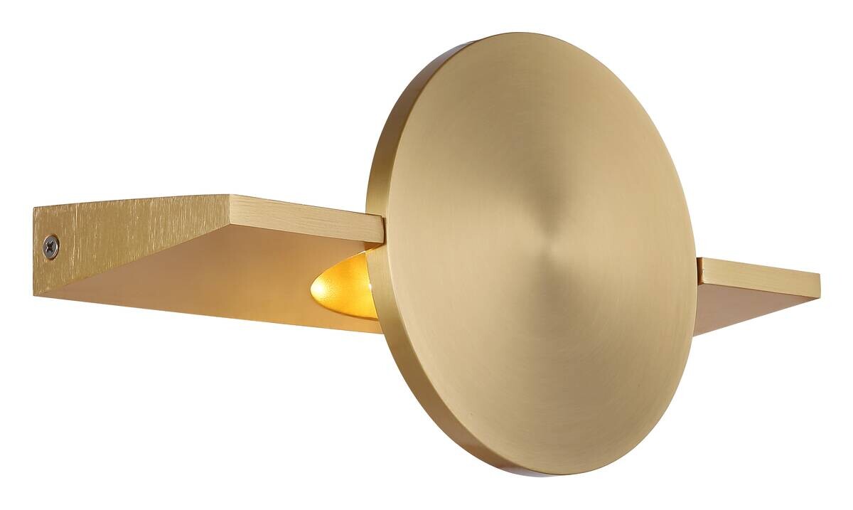 GLOBO LED-Wandleuchte messing Aluminium Metall B/H: ca. 15x28 cm 1 Brennstellen