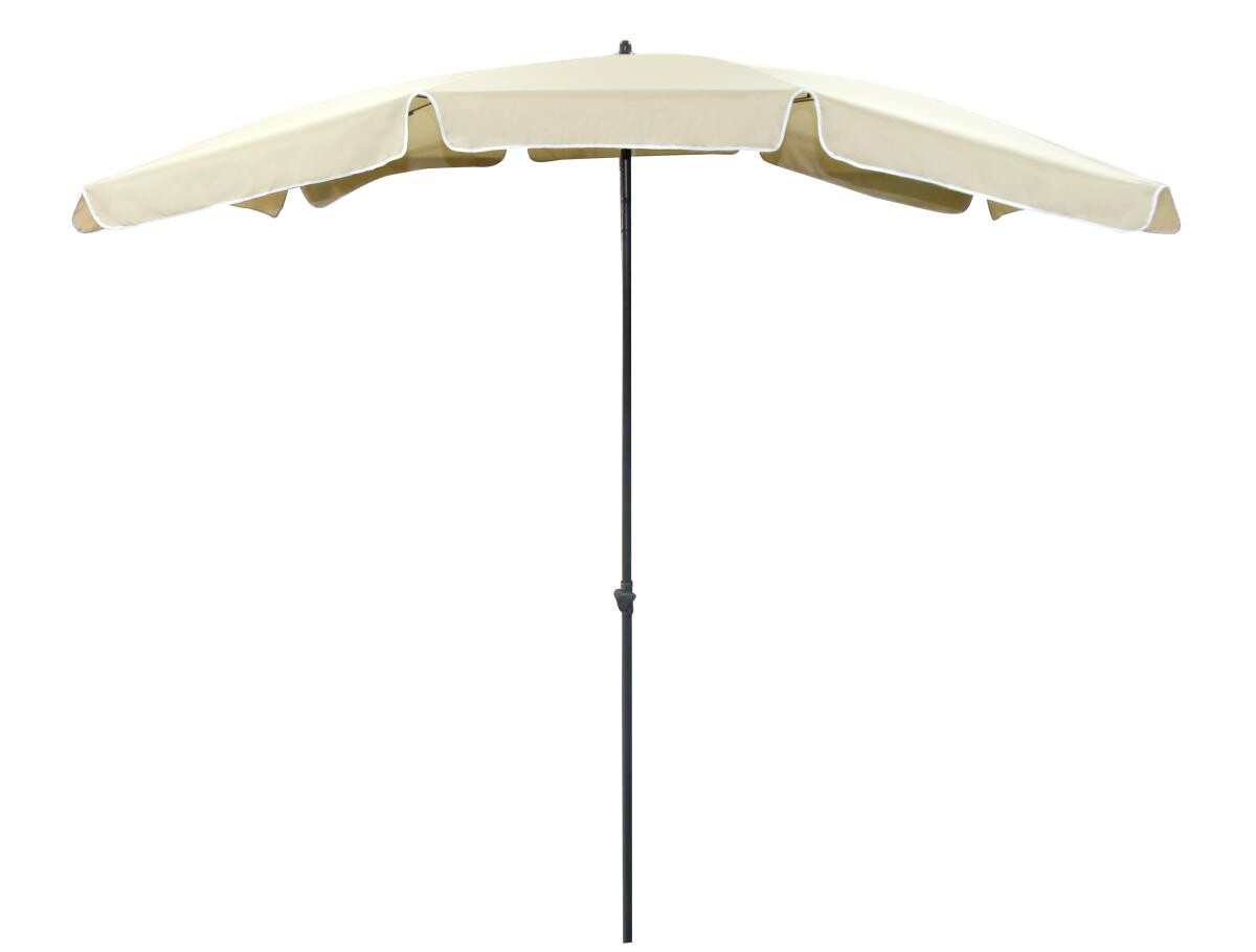 POCOline Sonnenschirm natur Stahl B/H/L: ca. 150x238x230 cm