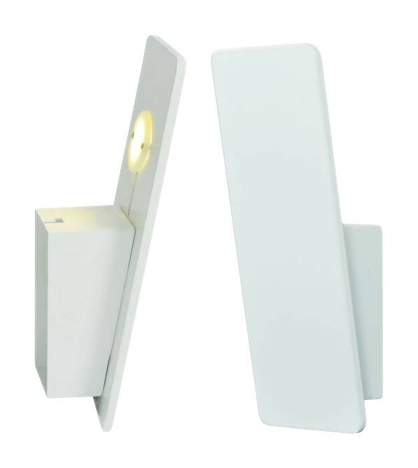 Näve Leuchten LED Wandleuchte NV1154626 weiß Aluminium B/H/T: ca. 8x22x8 cm 1 Brennstellen