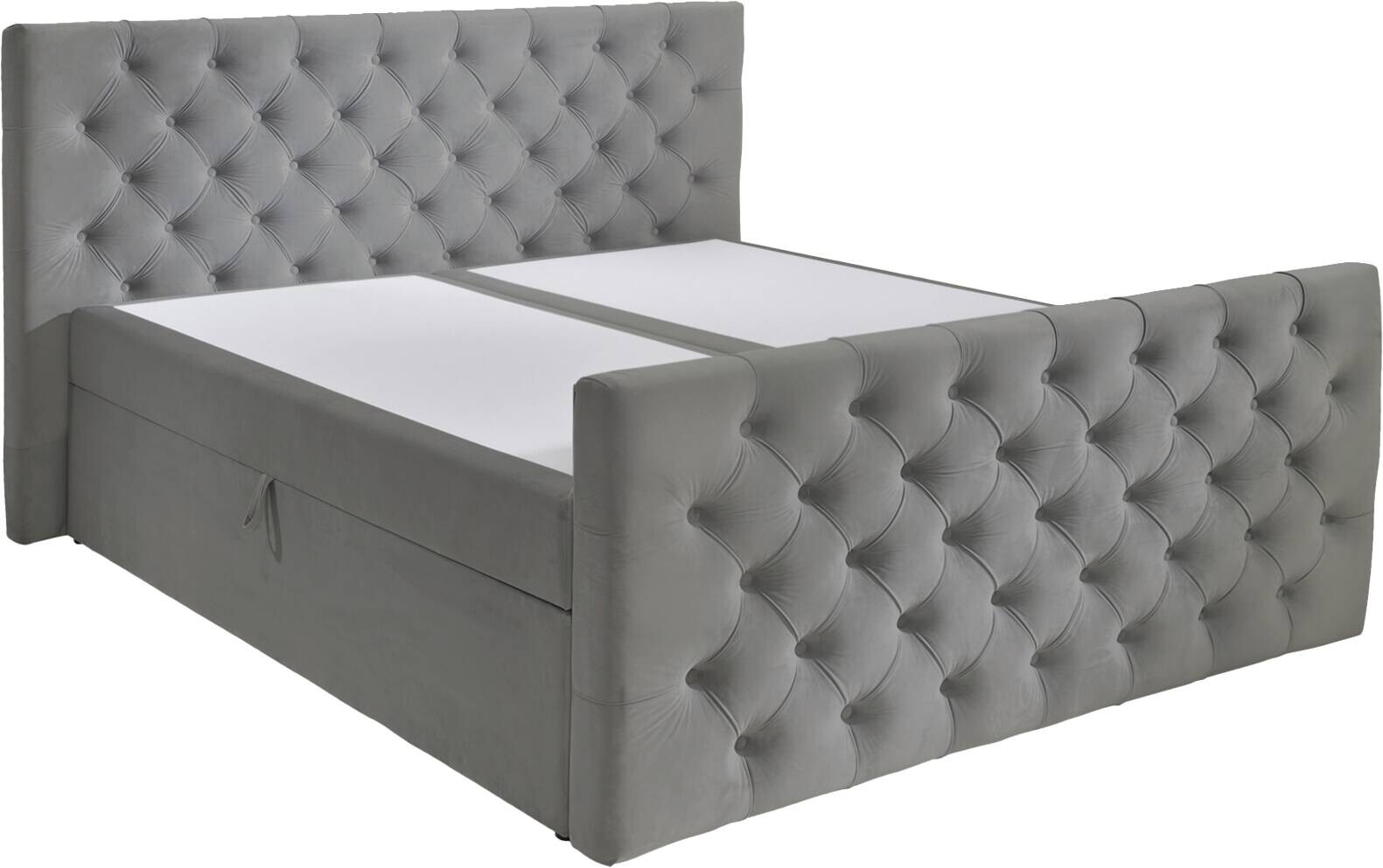 Boxbett Glow graubraun Liegefläche B/L: ca. 180x200 cm