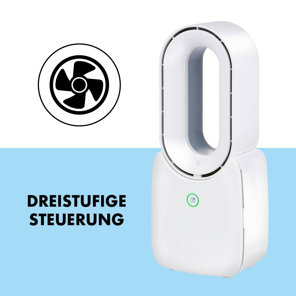 Ventilator 871125233244 weiß Kunststoff