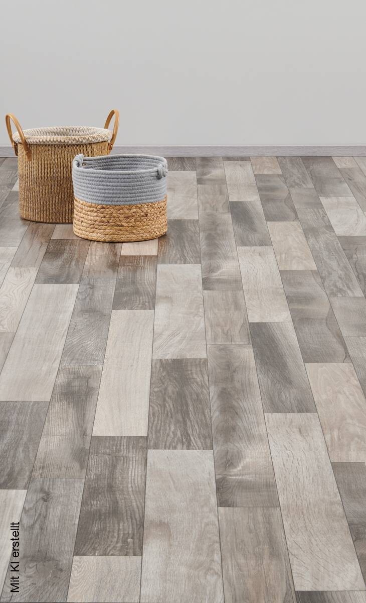 Vinylboden Inspire grau Eiche B: ca. 200 cm pro m²