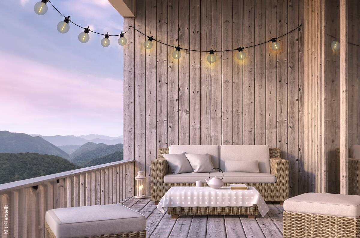 Solarleuchte 10 m warmweiß