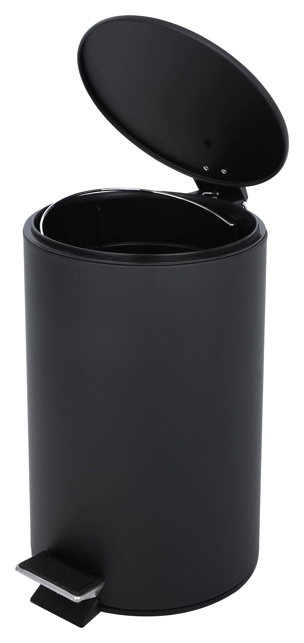 POCOline Treteimer mattschwarz Edelstahl