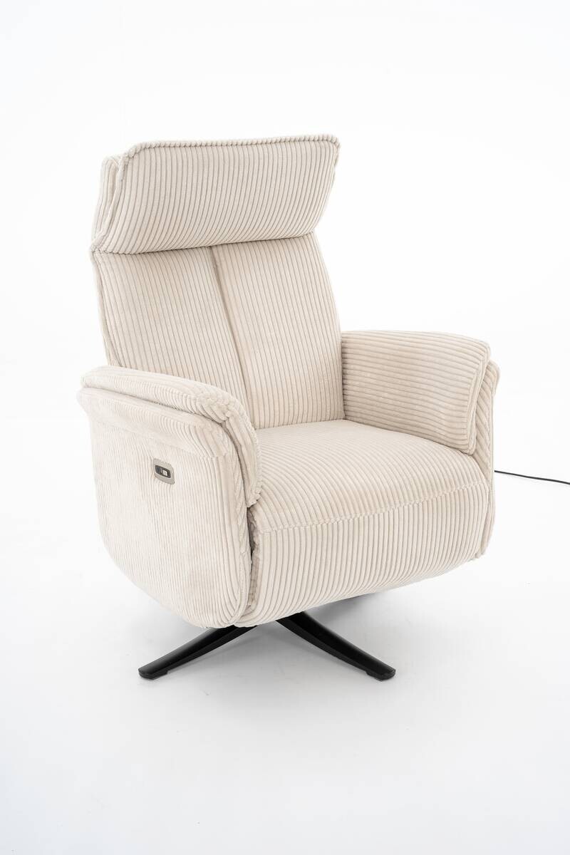 Relaxsessel creme Microfaser B/T: ca. 71x77 cm