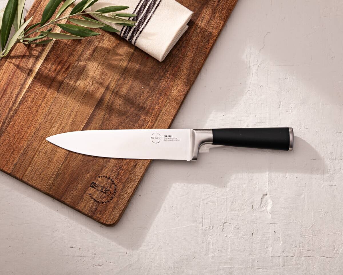 SAN IGNACIO Messerset EL BOHIO schwarz Edelstahl 4 tlg.