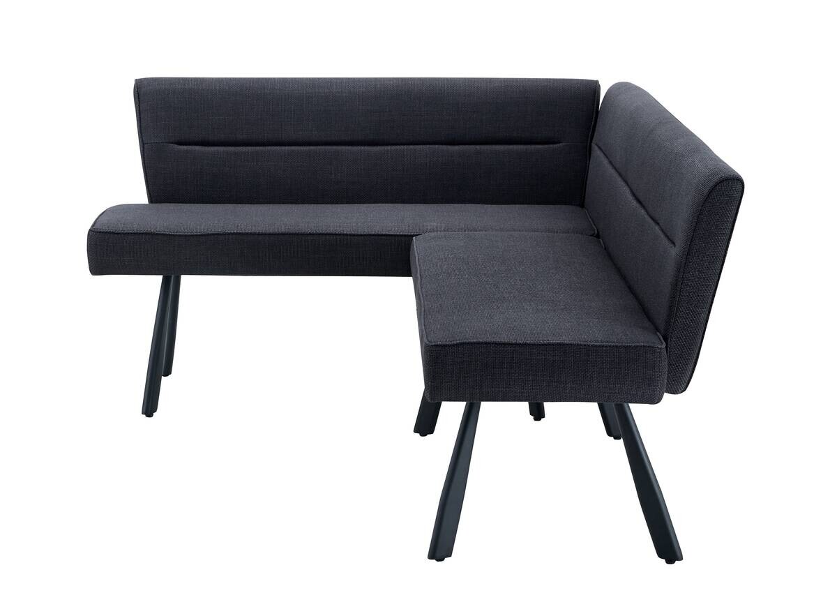 Eckbank Amilia anthrazit B/H/L: ca. 181x48x140 cm
