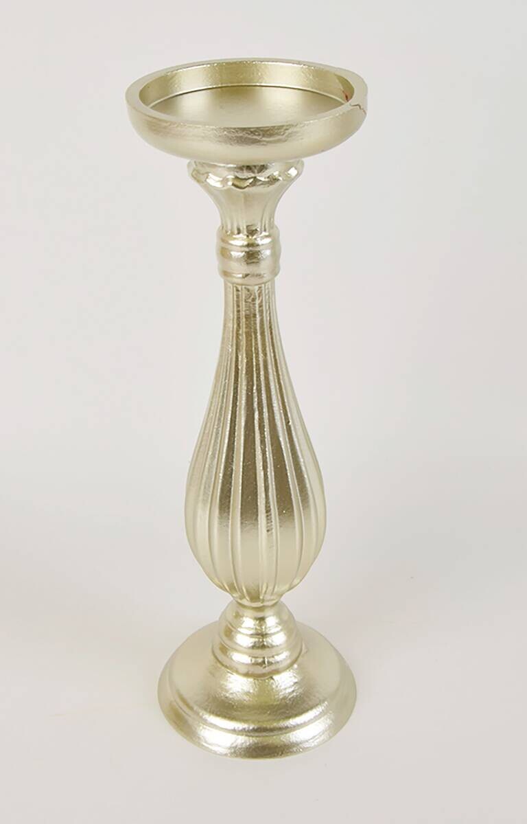 Kerzenhalter champagner MDF B/H: ca. 11x34 cm