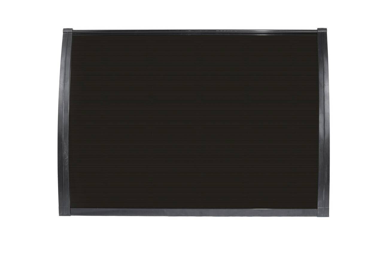 Brosplast Vordach Crocus schwarz B/H/T: ca. 120x23x80 cm