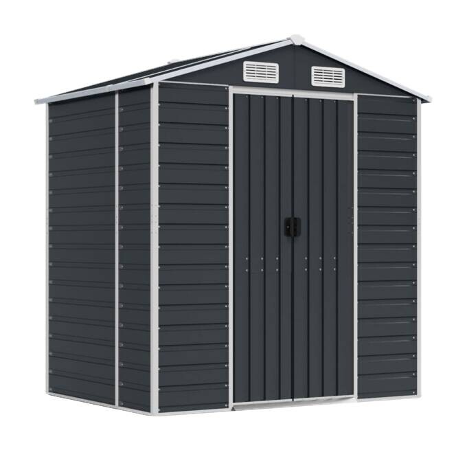 vidaXL Gartenhaus anthrazit B/H/T: ca. 191x198x130 cm