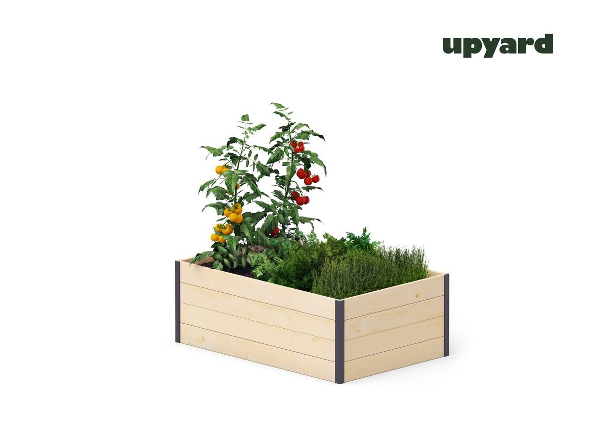 UPYARD Hochbeet MODERN natur Holz B/H/L: ca. 80x40x120 cm