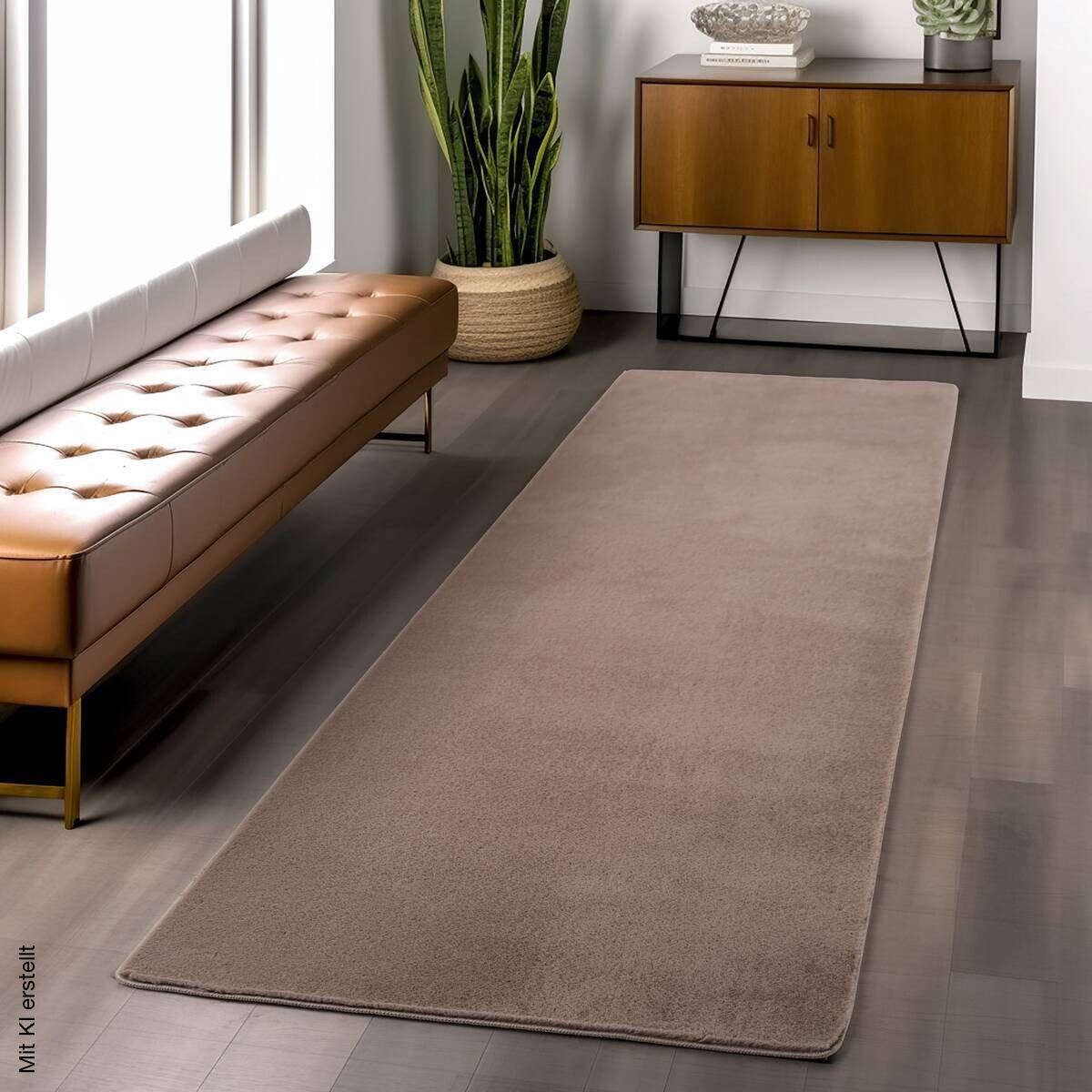 Ayyildiz Teppich JOY mokka B/L: ca. 80x250 cm