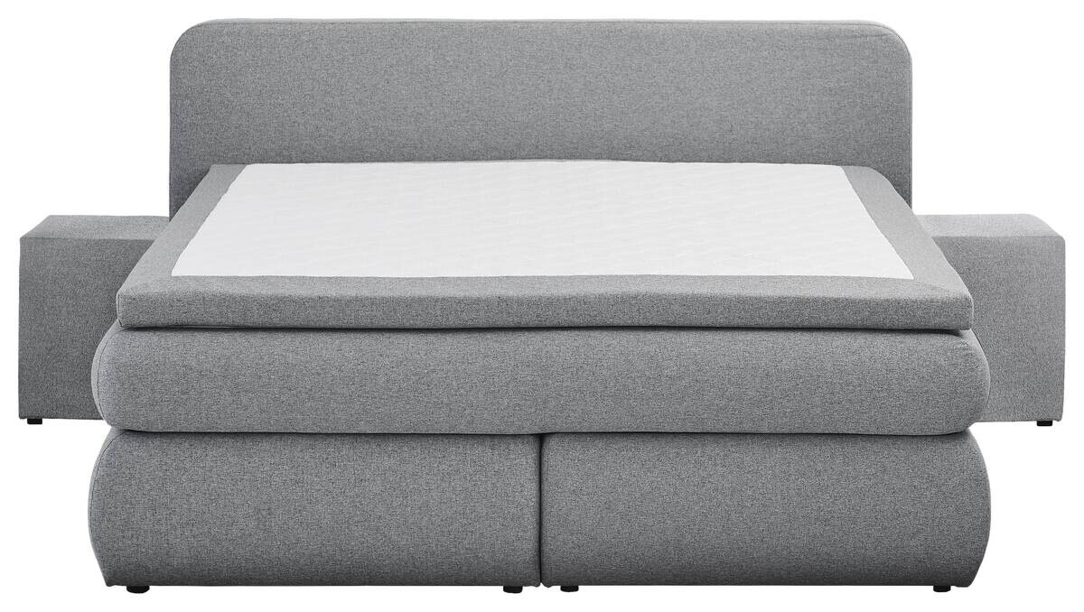 Boxspringbett Madeira Silbergrau Liegefläche B/L: ca. 180x200 cm