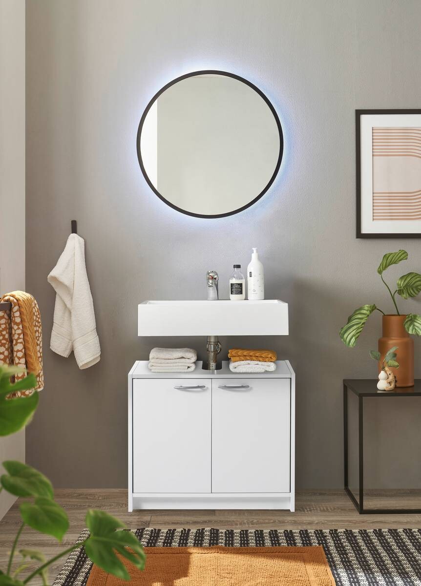 Waschbeckenunterschrank Smash weiß B/H/T: ca. 63x55x29 cm