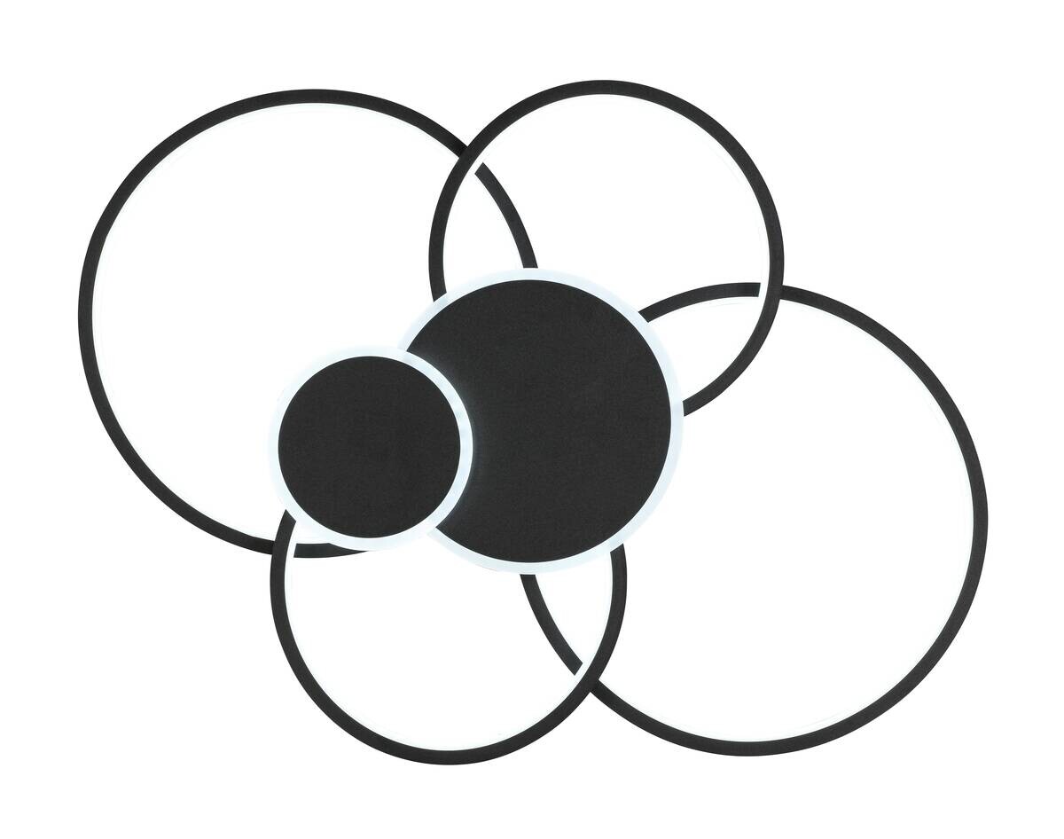 Nolo LED-Deckenleuchte Ring B/H/L: ca. 65x10x46 cm
