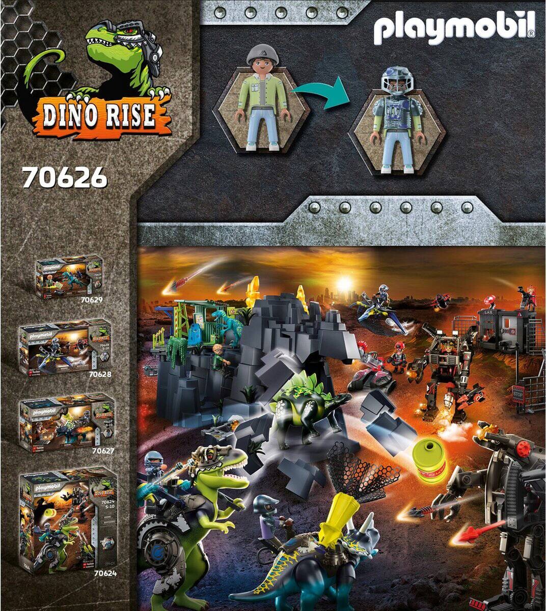 Playmobil Dino Rise Saichania Abwehr des Kampfläufers 70626