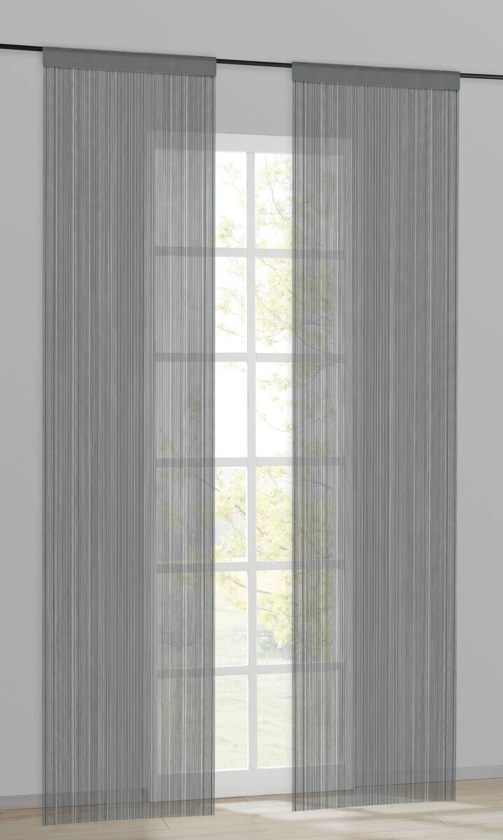Fadenvorhang String anthrazit B/L: ca. 200x245 cm