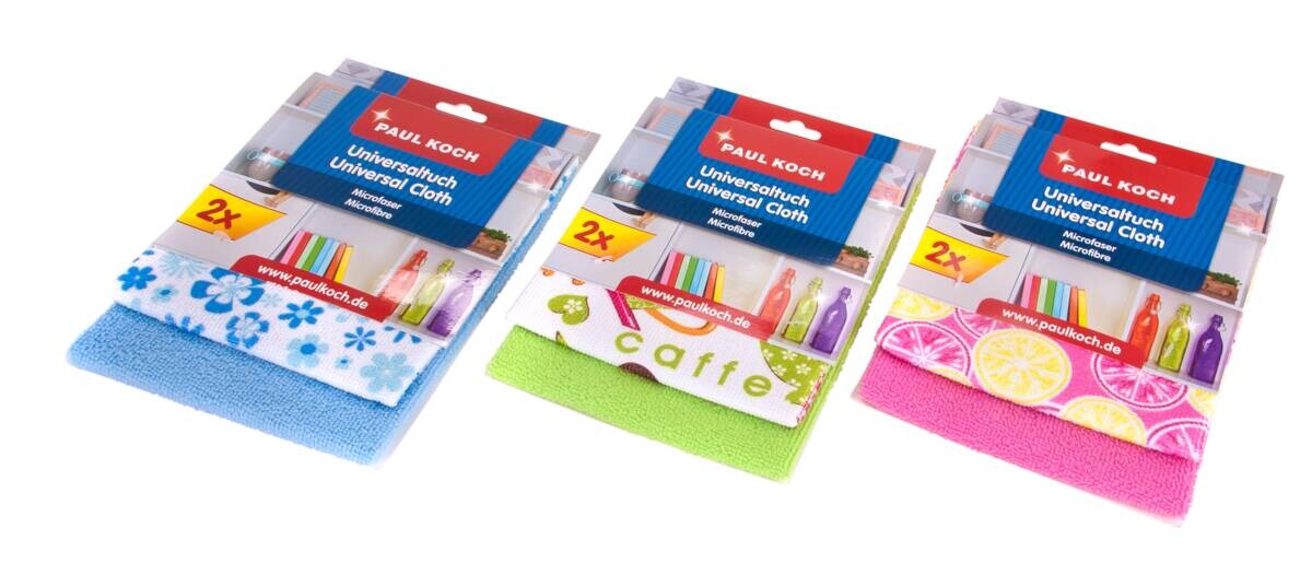 Microfasertuch sortiert