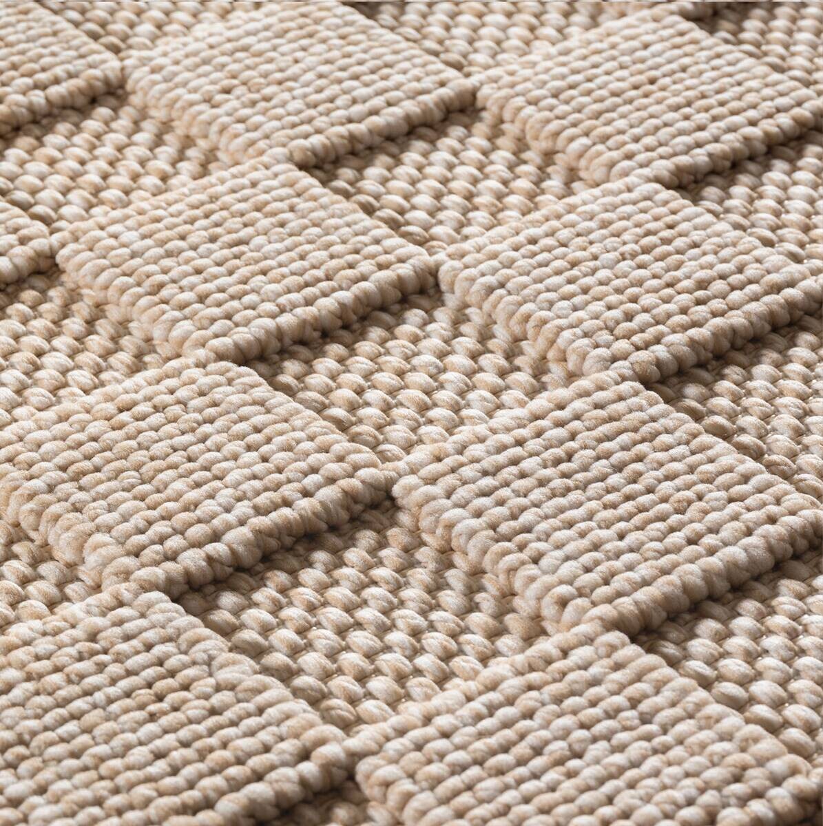 Ayyildiz Kurzflorteppich HELIX beige B/H/L: ca. 120x0,7x170 cm