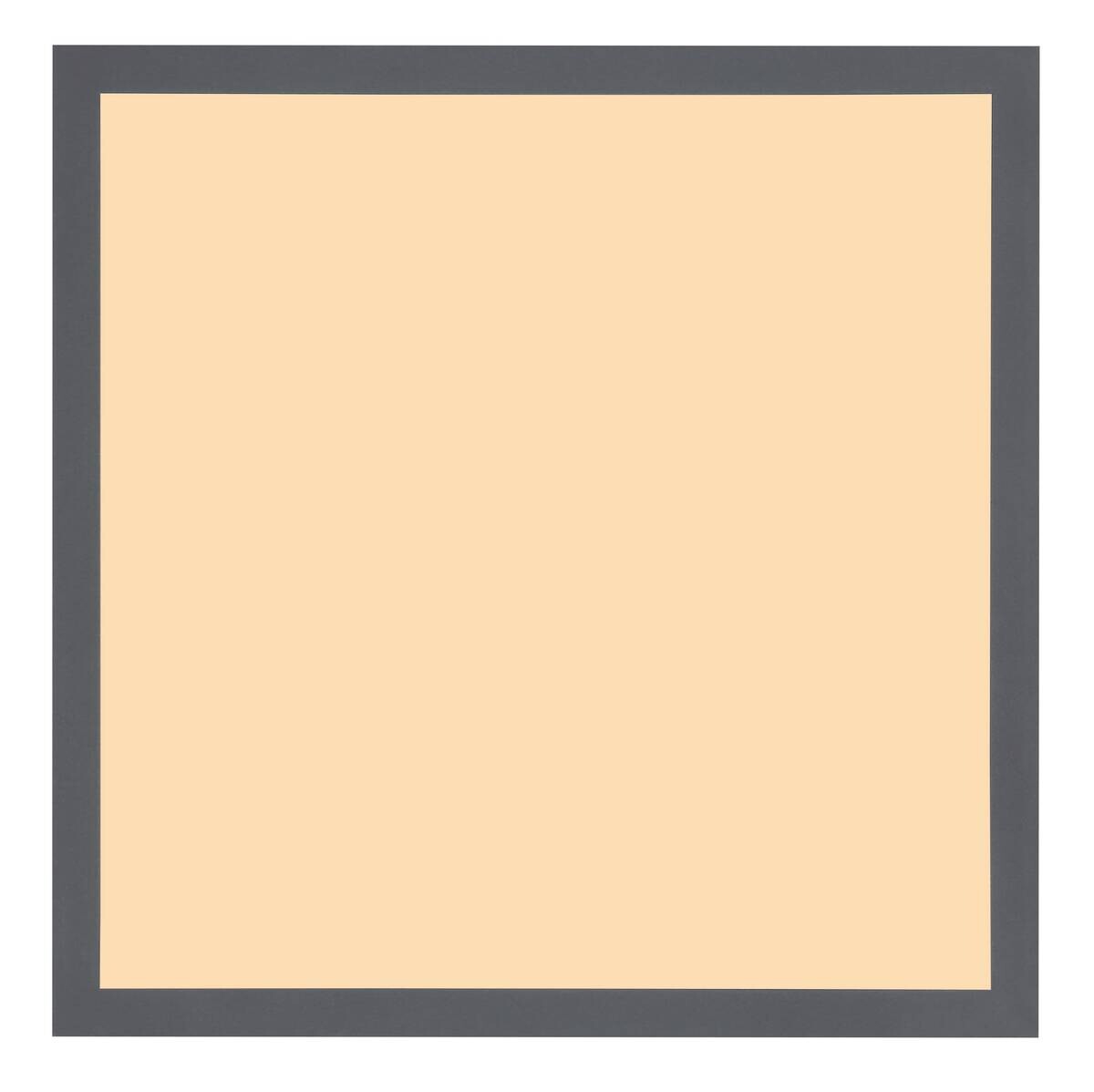 LED-Deckenleuchte Doro Holzoptik Graphit Metall Kunststoff Holz B/H/L: ca. 30x6x30 cm