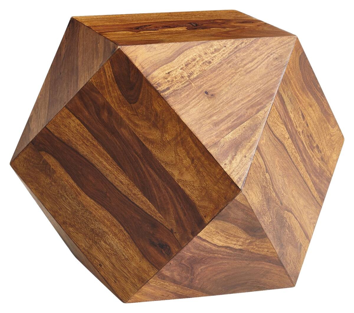 Couchtisch braun B/H/T: ca. 43x57x57 cm