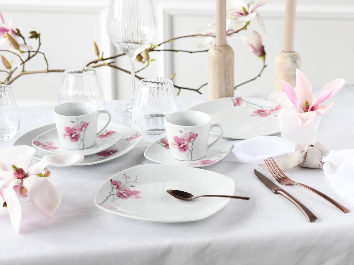 CreaTable Kaffeeservice Amelie multicolor Porzellan 18 tlg.