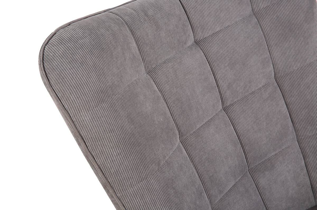 byLIVING Sessel UTA grau schwarz Stoff Metall B/H/T: ca. 72x97x80 cm