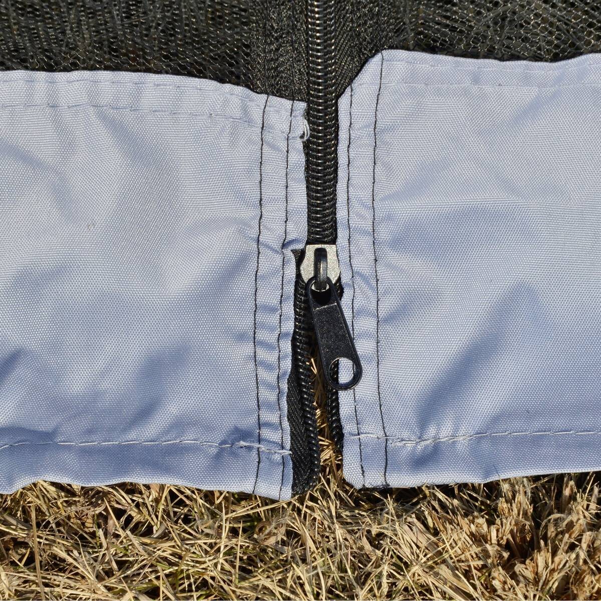 Outsunny Pavillon grau Stahl B/H/L: ca. 300x245x300 cm