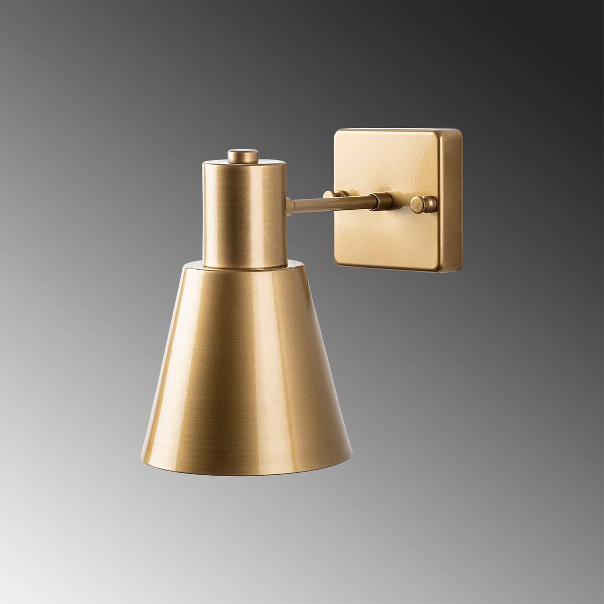 Opviq Wandleuchte gold Metall B/H/L: ca. 24x21x14 cm E27 1 Brennstellen
