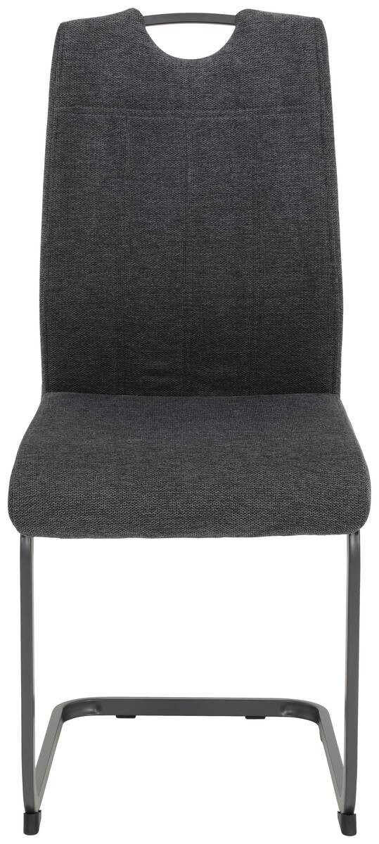 Schwingstuhl Britta anthrazit Vintage grau Webstoff B/H/T: ca. 44x100x59 cm