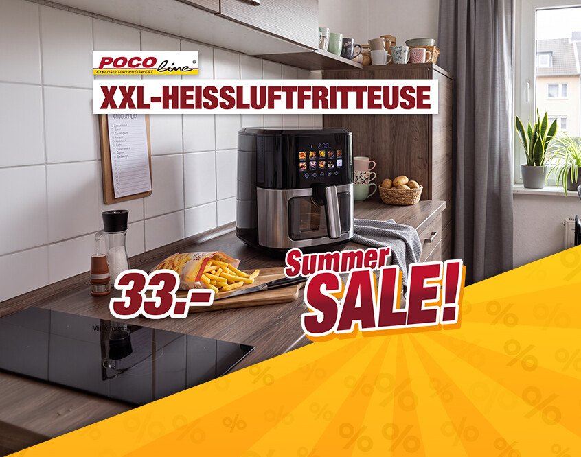 Unsere Werbe Highlights - XXL-Heißluftfritteuse