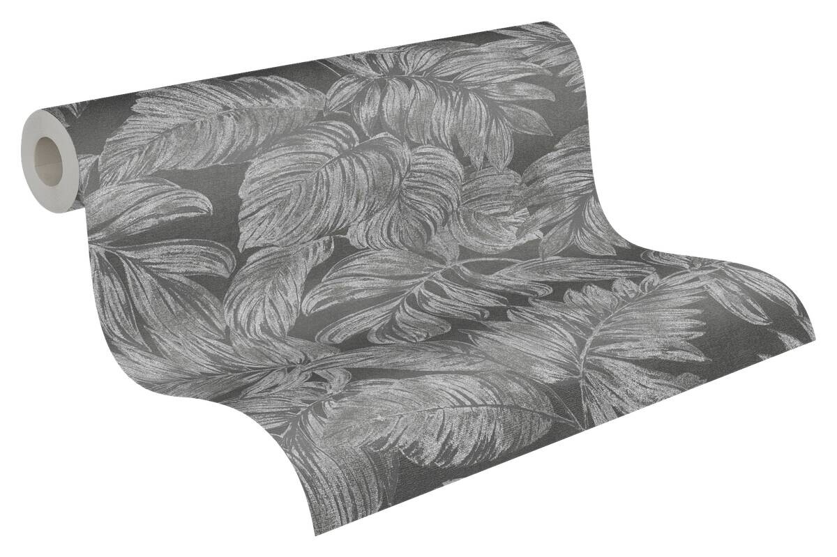 A.S.Creation Vliestapete grau silber B/H/D: ca. 53x1005x10,2 cm