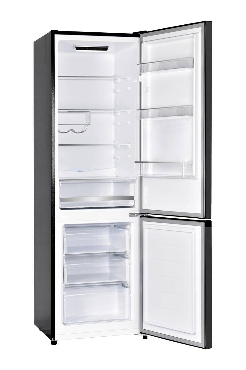 POCOline Kühl-/Gefrierkombination KGK262-176CDIX dark Inox B/H/T: ca. 54x176x55 cm