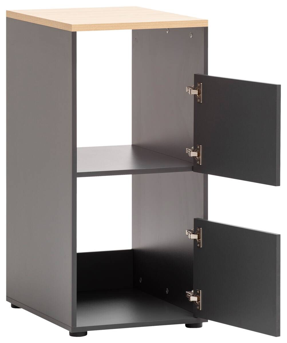 Unterschrank Solea anthrazit Eiche hell Nachbildung B/H/T: ca. 45,1x95,8x60 cm