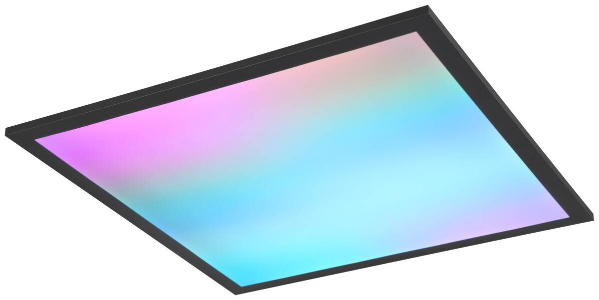 Reality LED-Deckenleuchte Beta R67664532 schwarz Metall B/H/T: ca. 44,5x50x44,5 cm 1 Brennstellen