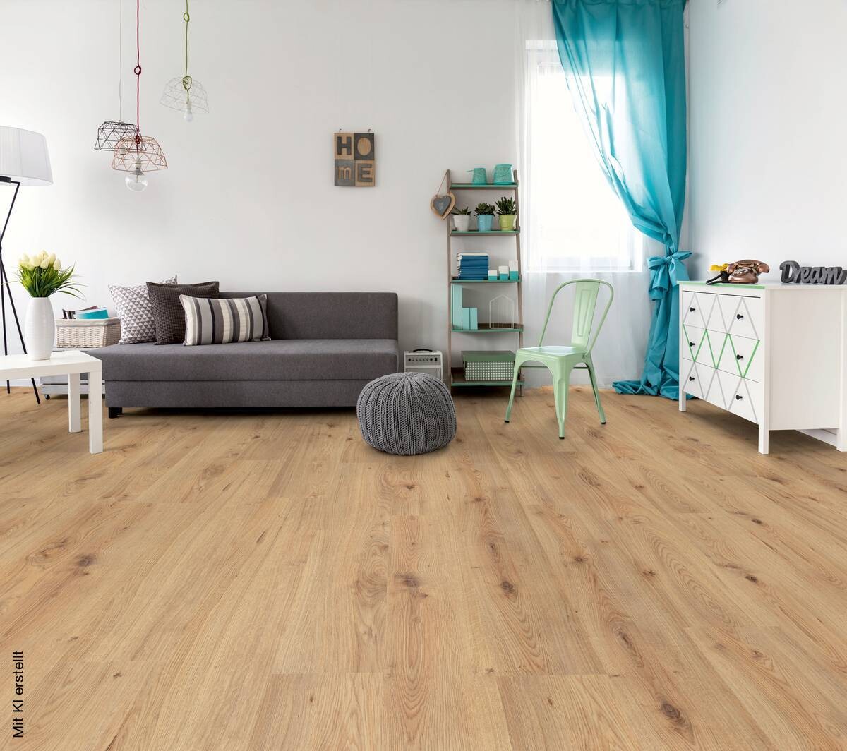 Laminatboden Millenium ca. 2,39 m² im Paket B/L: ca. 19,3x137,9 cm pro Paket