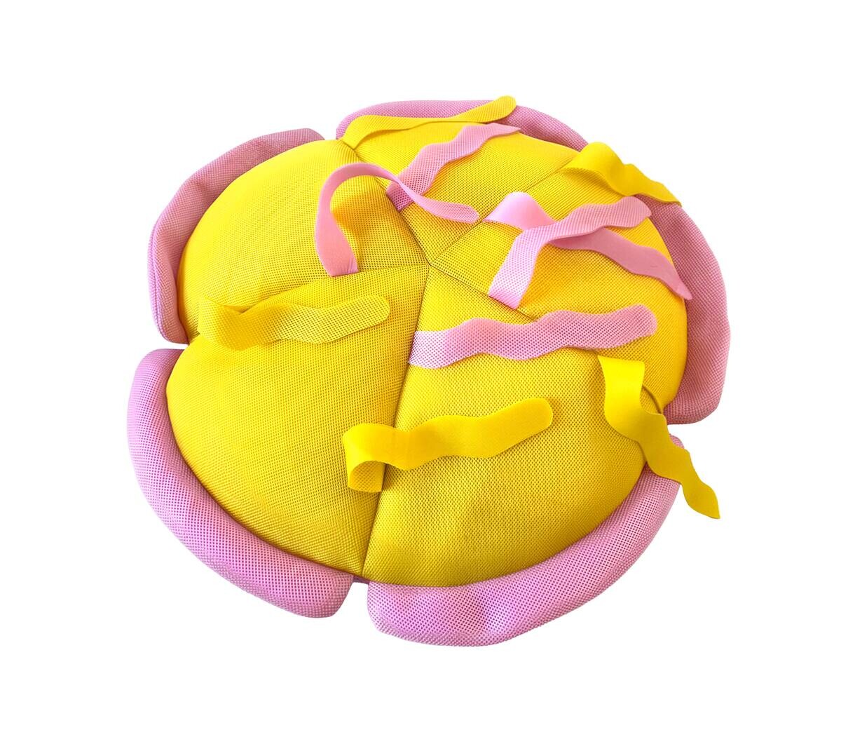 Westmann Sitzsack Qualle pink Polyester-Mischgewebe B/H/L: ca. 80x17x80 cm