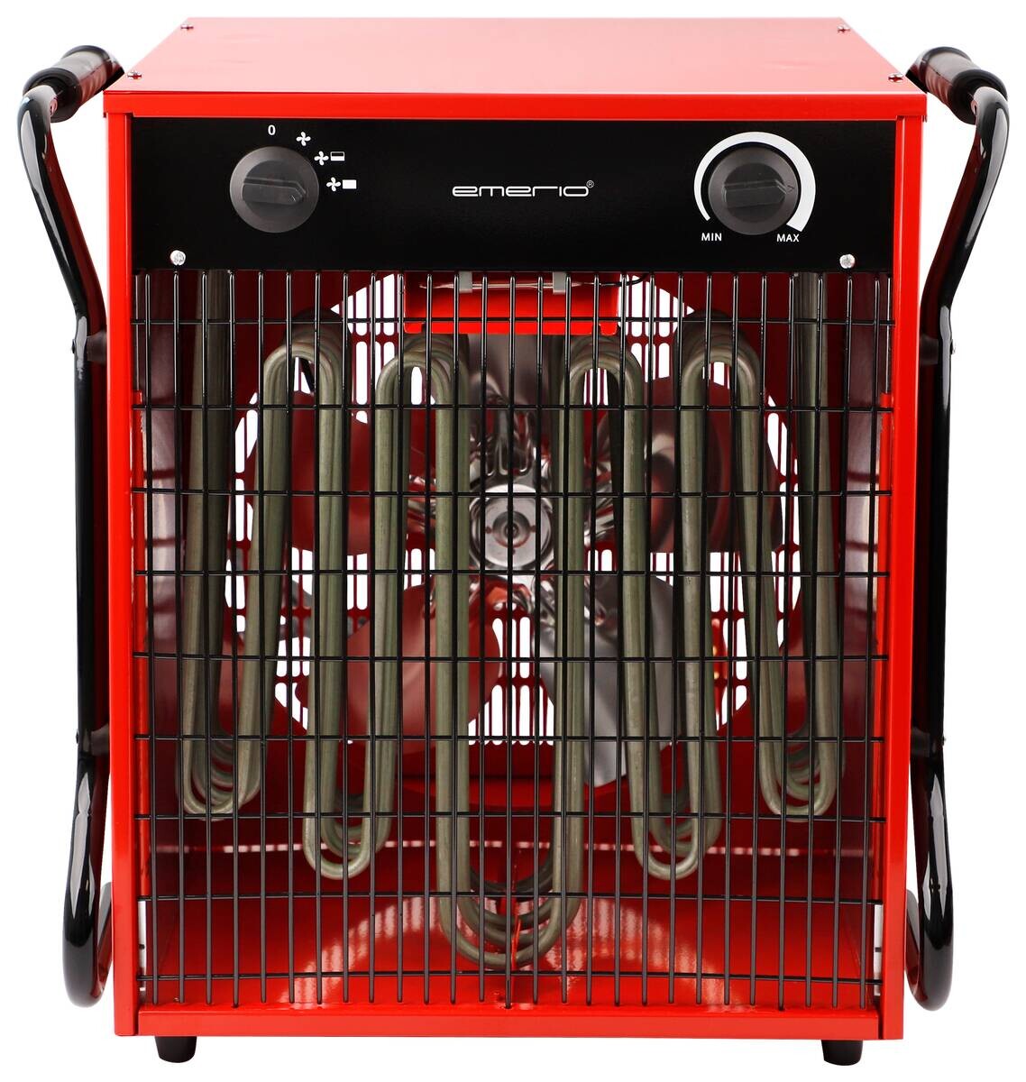 Heizlüfter rot Metall B/H/L: ca. 39,5x48x52,5 cm ca. 15000 W