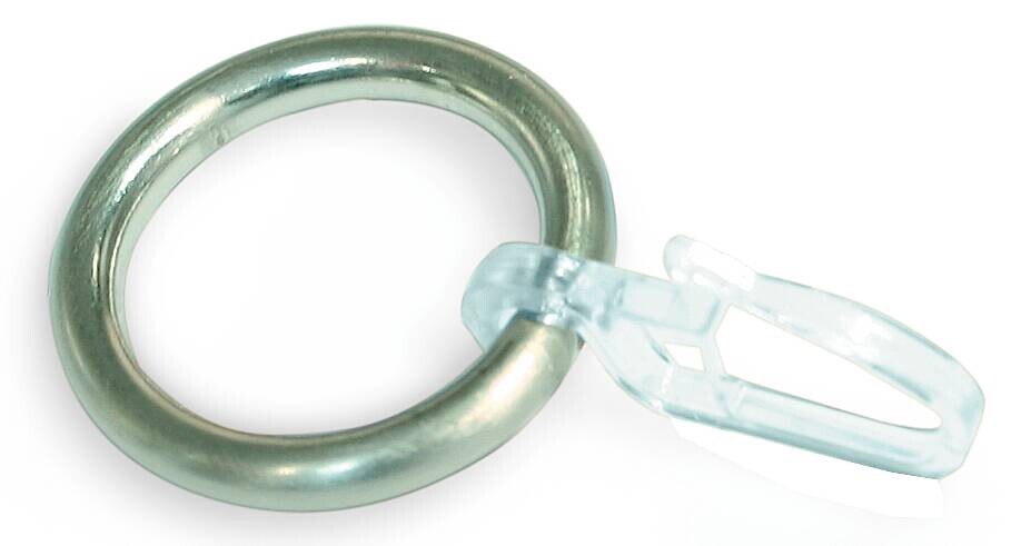 Boviva Ringe silber Metall Kunststoff D: ca. 1,6 cm 1 Läufe