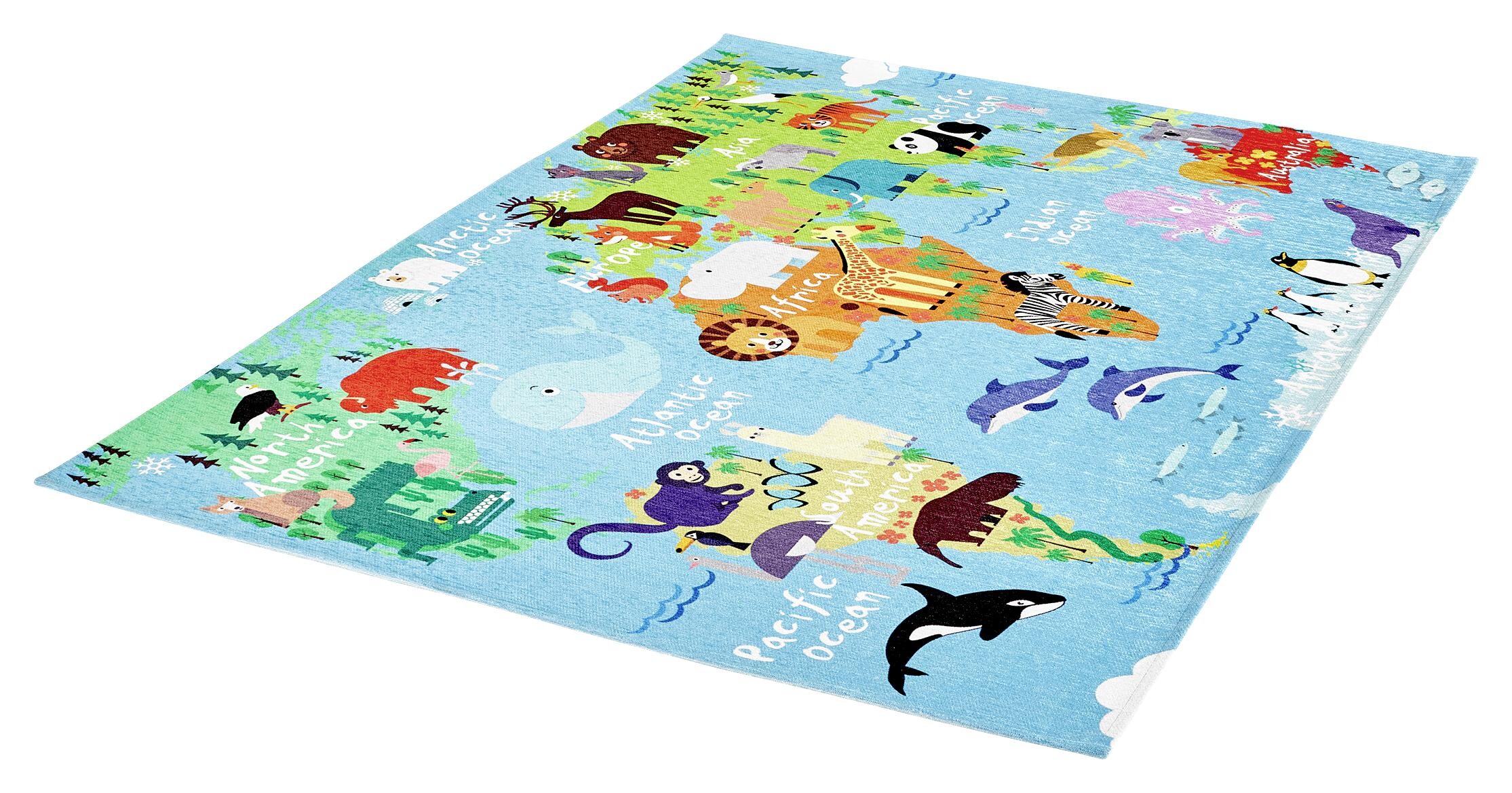 Obsession Kinderteppich My Fun Kids Multi B/L: ca. 120x170 cm