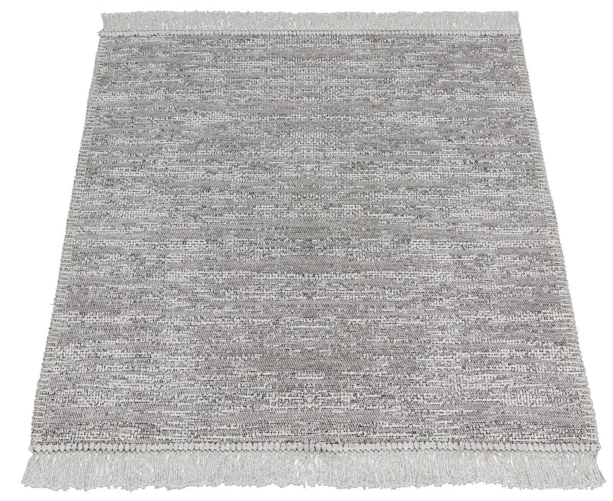 Teppich Boho Kilim grau B/L: ca. 60x90 cm