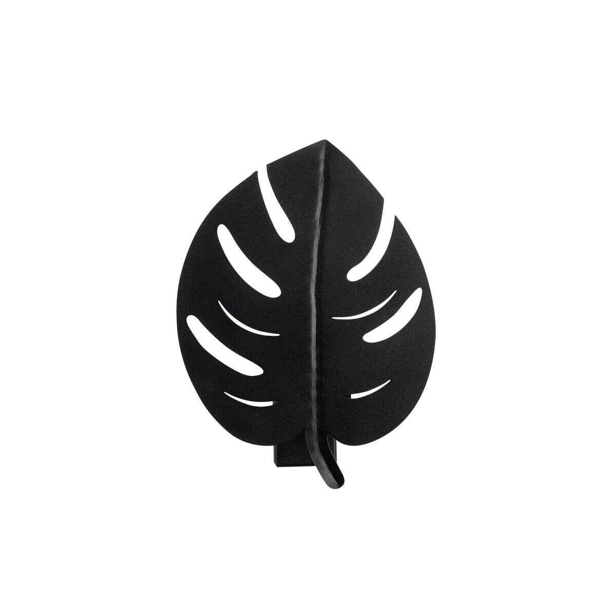 Opviq Wandleuchte schwarz Metall B/H/L: ca. 12x28x21 cm E27 1 Brennstellen