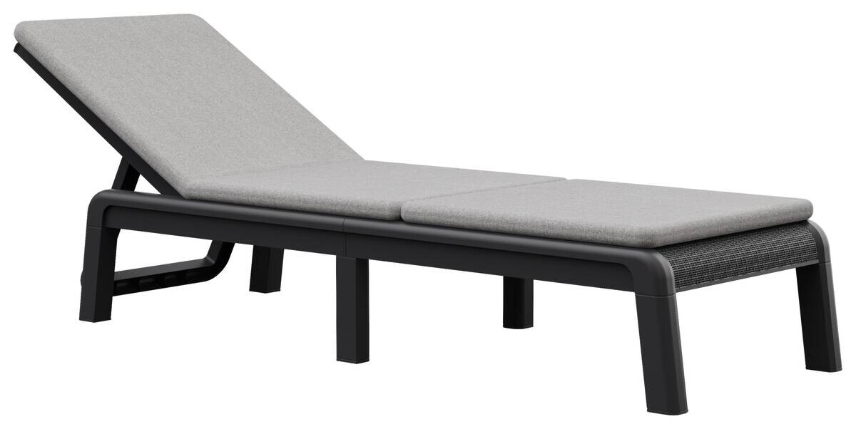 Jardin Gartenliege Mallorca Graphit Kunststoff