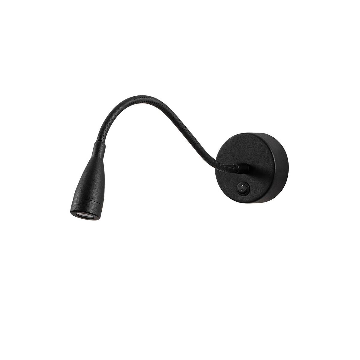Opviq Wandleuchte schwarz Metall B/H/L: ca. 38x15x8 cm 1 Brennstellen